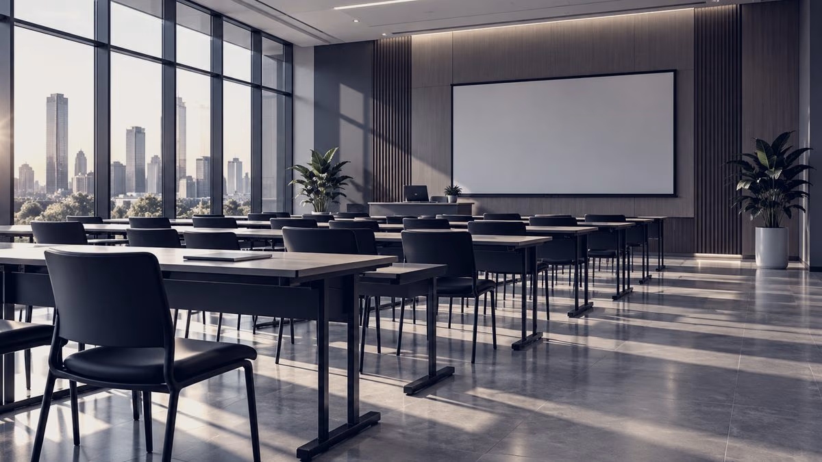 A modern classroom